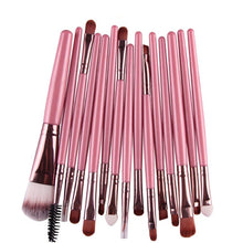 Professional Maquiagem Makeup Brushes 15pc Beauty Cosmetics Foundation Blending Blush Make Up Brush Tool Kit Set J4U66