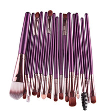 Professional Maquiagem Makeup Brushes 15pc Beauty Cosmetics Foundation Blending Blush Make Up Brush Tool Kit Set J4U66