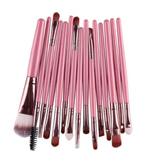 Professional Maquiagem Makeup Brushes 15pc Beauty Cosmetics Foundation Blending Blush Make Up Brush Tool Kit Set J4U66