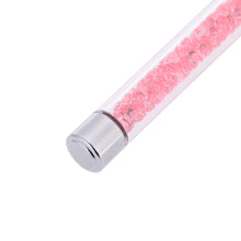 nail art pen rhinestone diamond acrylic handle beauty nail uv gel manicure salon brush pink J4U66