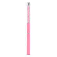 nail art pen rhinestone diamond acrylic handle beauty nail uv gel manicure salon brush pink J4U66
