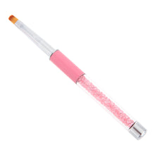 nail art pen rhinestone diamond acrylic handle beauty nail uv gel manicure salon brush pink J4U66