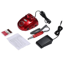 nail art salon manicure pedicure kit 220v electric nail drill file machine with emery rods and sand bits nail tools J4U66