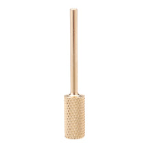 nail drill bit gold plated for nail art polish machine nail tools tungsten steel grinding head tool J4U66