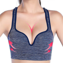 sexy women bra push up bras for women shakeproof fitness bra padded raceback tank tops J4U66