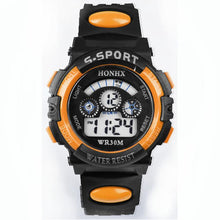 Promotional Gifts Waterproof Children Boy Digital LED Quartz Alarm Date Sports Wristwatch for Cool Teenagers J4U66