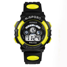 Promotional Gifts Waterproof Children Boy Digital LED Quartz Alarm Date Sports Wristwatch for Cool Teenagers J4U66