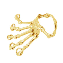 Pulseras Pulseira Slave Bones Hand Skull Bracelets & Bangles Bracelets For Women Cool Punk metal Goth Skeleton Bracelet J4U66