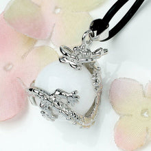 Punk Gems Dragon Wrap Inlaid Ball Charm Pendant Bead For Necklace Fashion Jewelry J4U66