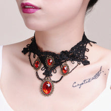 punk lace choker unique wide body chains women hollow out gothic necklace multilayerchain elegant party jewelry accessories J4U66