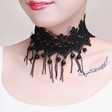 punk lace choker unique wide body chains women hollow out gothic necklace multilayerchain elegant party jewelry accessories J4U66