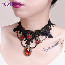 punk lace choker unique wide body chains women hollow out gothic necklace multilayerchain elegant party jewelry accessories J4U66
