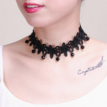 punk lace choker unique wide body chains women hollow out gothic necklace multilayerchain elegant party jewelry accessories J4U66