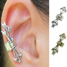 Punk Rock Ear Clip Cuff Wrap Earrings No piercing-Clip on Women Men Party Jewelry S Silver Copper Color J4U66