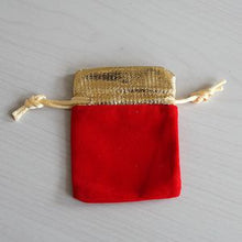 Red Black Velvet Drawstring Pouch/Jewelry Bag Packaging Jewelry Holder /Wedding Gift Bag 8.7*6.8cm J4U66