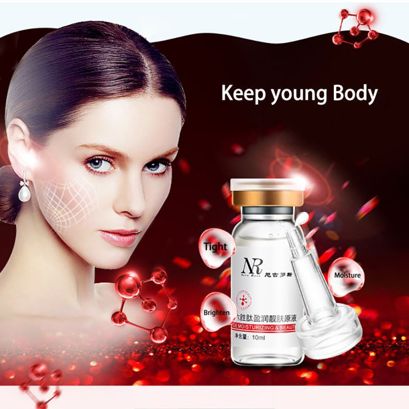 Rejuvenating Face Lift Skin Care Anti Aging Collagen Six Peptides Serum Rgireline Liquid Moisturizing Striae Anti-Wrinkle Cream J4U66