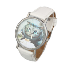 Relogio feminino Fashion & Casual Cute Cat Women Leather Band Analog Quartz Dial Wrist Watch Relojes mujer  J4U66