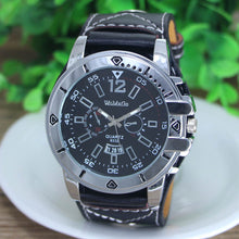 Relogio masculino Men Quartz Steel Dial Analog Sport Luxury Leather Band Watch Men watches  J4U66
