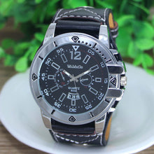 Relogio masculino Men Quartz Steel Dial Analog Sport Luxury Leather Band Watch Men watches  J4U66