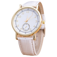Relojes Mujer Digital Pattern Leather Band Analog Quartz Vogue Wrist Watches  J4U66