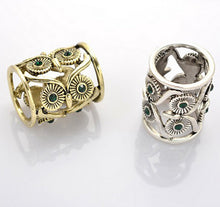 Retro Owl Scarf Buckle Crystal Scarf Holder Wedding Hollow Out Belt Brooches Clips Pins Bronze/Sliver Jewelry J4U66