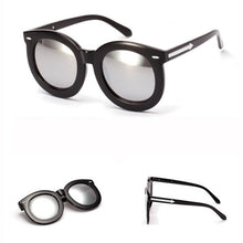 Retro Round Sun Glasses for Womens Mirror Lens Arrow Style Sunglasses Eyeglasses Eyewear  J4U66