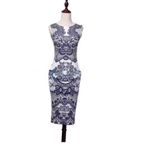 Retro Sexy Women's Embroidery Bodycon Bandage Club Cocktail Party Slim Dress  J4U66