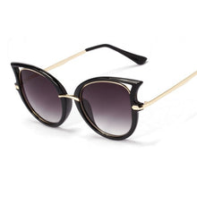 retro sunglasses  women men sunglasses metal frame golden leg cat eye shades eyeglasses J4U66