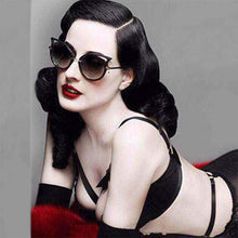 retro sunglasses  women men sunglasses metal frame golden leg cat eye shades eyeglasses J4U66