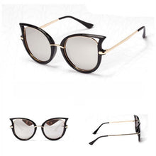 Retro Sunglasses Brand Designer Men Sunglasseetal Frame Golden Leg Cat Eye Shades EyeglassesJFY66