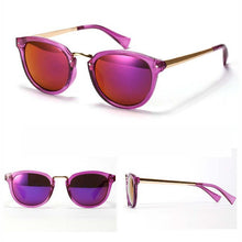 Retro Sunglasses Brand Designer Women Mirrored Lens Sun Glasses Candy Color Eyeglasses Palstic Frame  J4U66