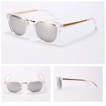 Retro Sunglasses Brand Designer Women Mirrored Lens Sun Glasses Candy Color Eyeglasses Palstic Frame  J4U66