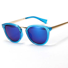 Retro Sunglasses Brand Designer Women Mirrored Lens Sun Glasses Candy Color Eyeglasses Palstic Frame  J4U66