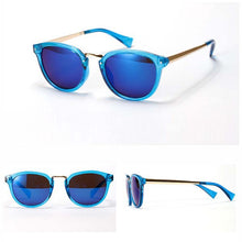 Retro Sunglasses Brand Designer Women Mirrored Lens Sun Glasses Candy Color Eyeglasses Palstic Frame  J4U66