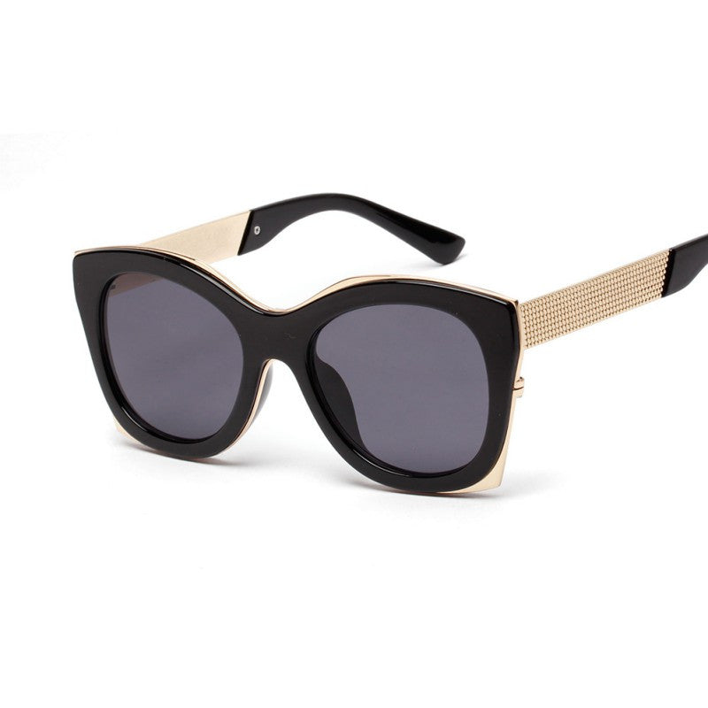 Retro Sunglasses Men Women Over Sized Sun Glasses Korean UV Protective Eyewear Oculos De Sol Feminino Masculino J4U66