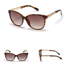 retro sunglasses women men  plastic frame metal leg cat eye shades eyeglasses J4U66