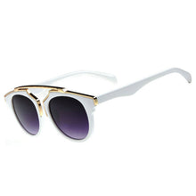 Retro Vintage Men Sunglasses Black Leopard Round Frame Cat Eye Eyewear Eye Glass Oculos De Sol LE3 J4U66