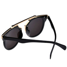 retro vintage women men sunglasses black leopard round frame cat eye eyewear eye glass oculos de sol J4U66