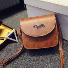retro women crossbody bags beard pu leather shoulder messenger bag small handbag satchel women tote bag bolsa J4U66
