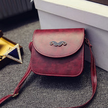 retro women crossbody bags beard pu leather shoulder messenger bag small handbag satchel women tote bag bolsa J4U66