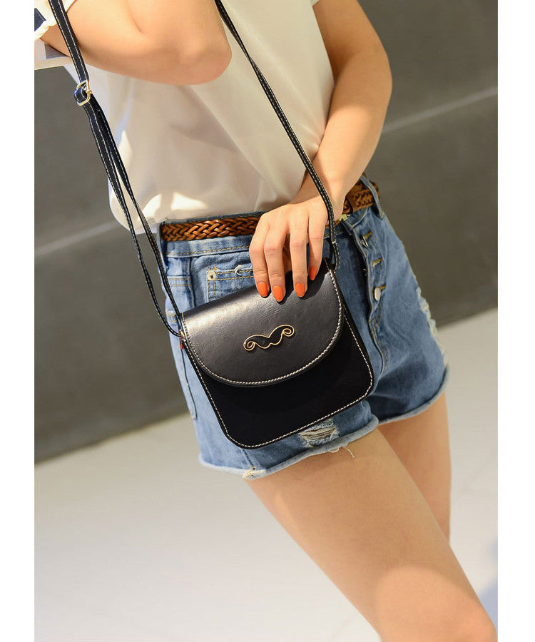retro women crossbody bags beard pu leather shoulder messenger bag small handbag satchel women tote bag bolsa J4U66