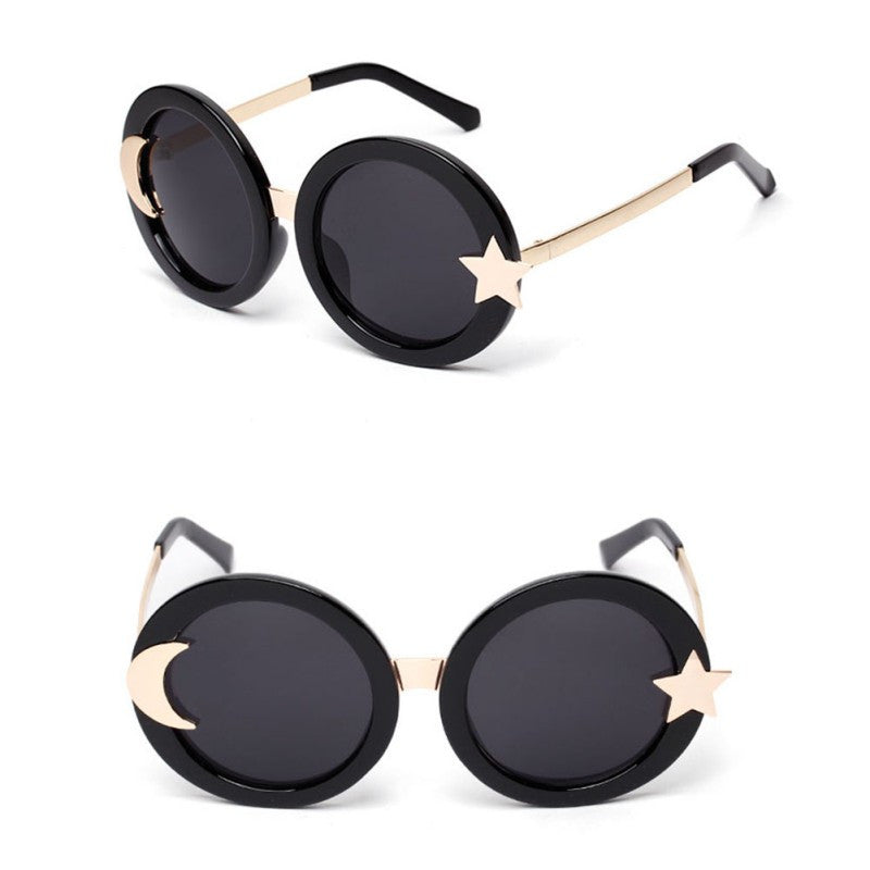 Retro Women Men Oversized Sunglasses Metal Frame Eyeglasses Sun Glasses Oculos De Sol J4U66