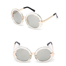Retro Women Men Oversized Sunglasses Metal Frame Eyeglasses Sun Glasses Oculos De Sol J4U66