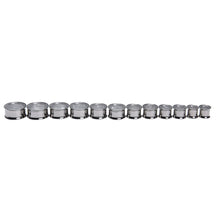 Rhinestone Crystal Flared Ear Expander Plugs Stainless Steel Ear Jewelry Ear Piercing  J4U66