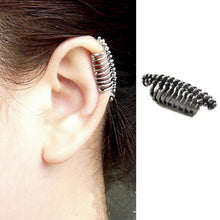 Rock Ear Cuff Earrings Leaf Chain Clip Wrap Earring jewelry Punk Hollow out Ladie Ear Cuff Clip Earrings J4U66