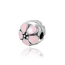 romacci diy bead beautiful daisy enameled clip bead women jewelry5 sterling silver for 3mm european charm bracelet J4U66