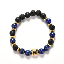 Rope Chain Natural Stone For Men And Women Jewelry S Elastic Charm Bracelet Mujer Tiger Eye Stone Buddha Beads Bracelet J4U66