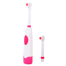 Rotary Electric Toothbrush No Rechargeable Tooth Brush Electric With 2 Brush Heads Blue Dental Care LE4 J4U66
