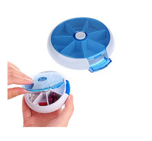 Rotatable 7 Days Environmental Portable Drug Storage Box Week Pill Medicine Case J4U66