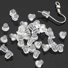 Rubber Earring Backs Stoppers Earnuts Stud Earring Stopper Back Plugs DIY Jewelry Findings Accessories 100pcs J4U66